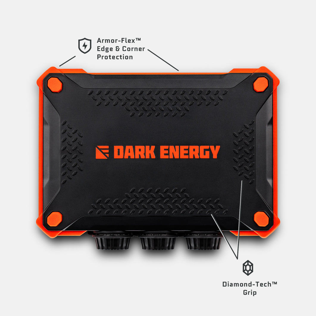 Poseidon XL portable battery pack with solar charging compatibility and XT60 input