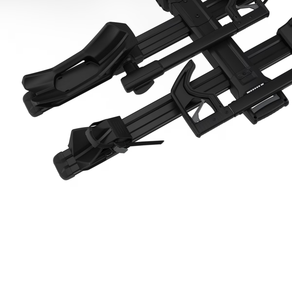 Thule Verse carrying multiple bikes – Demonstrating its generous bike spacing and secure attachment.