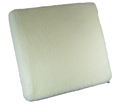 White foam pillow on a white background