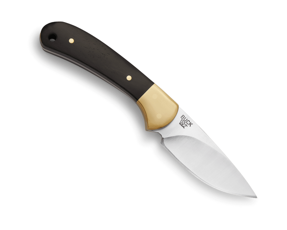 Buck 113 Ranger Skinner fixed blade knife with ebony handle