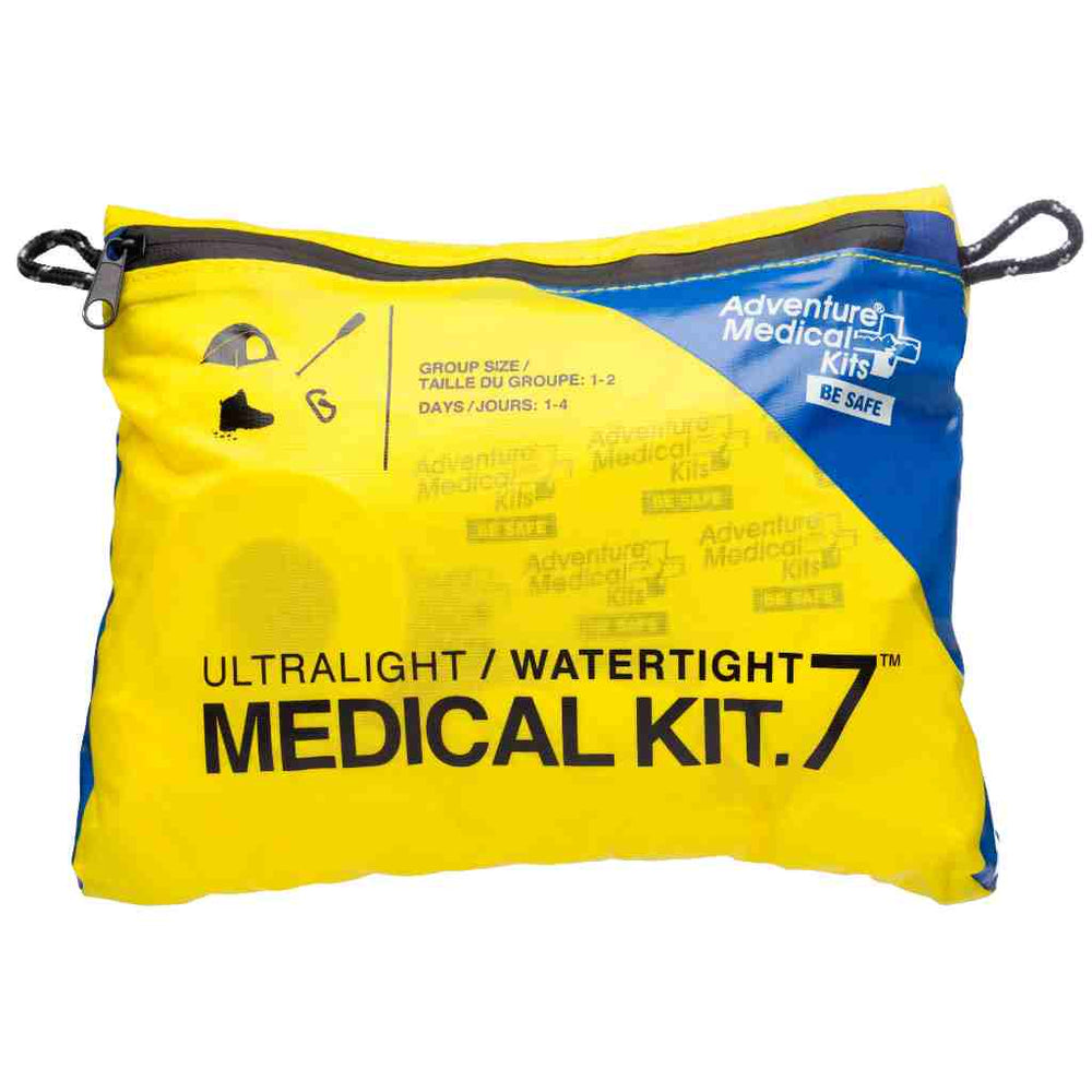 Ultralight/Watertight .7 medical kit, lightweight and waterproof, designed for 1-2 people traveling for 1-4 days