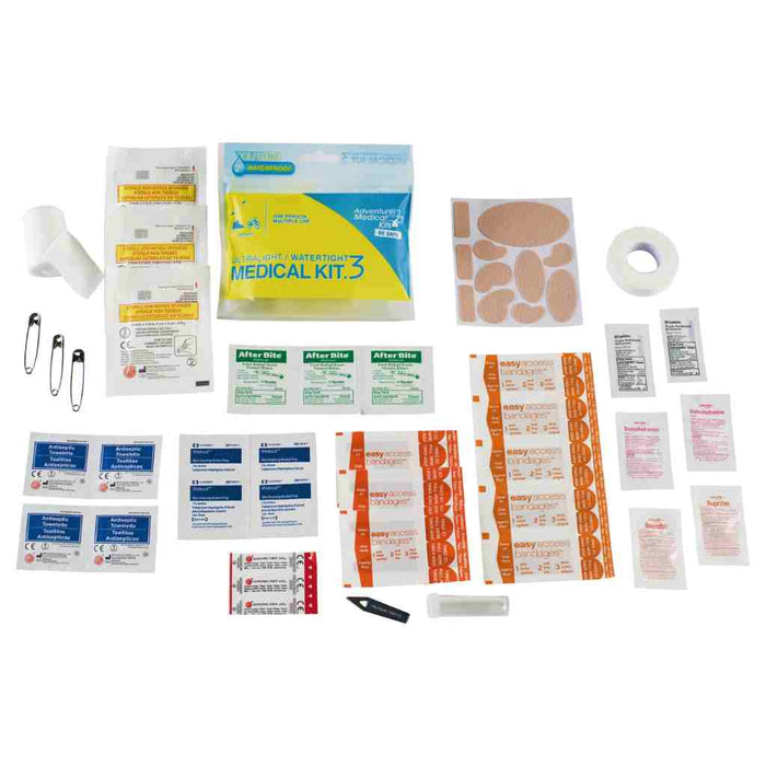Ultralight/Watertight .3 medical kit for hiking and kayaking