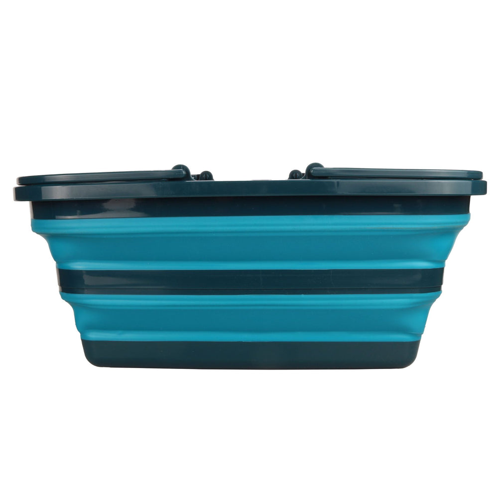 Adventure Ready collapsible sink basket with easy-drain base for outdoor use