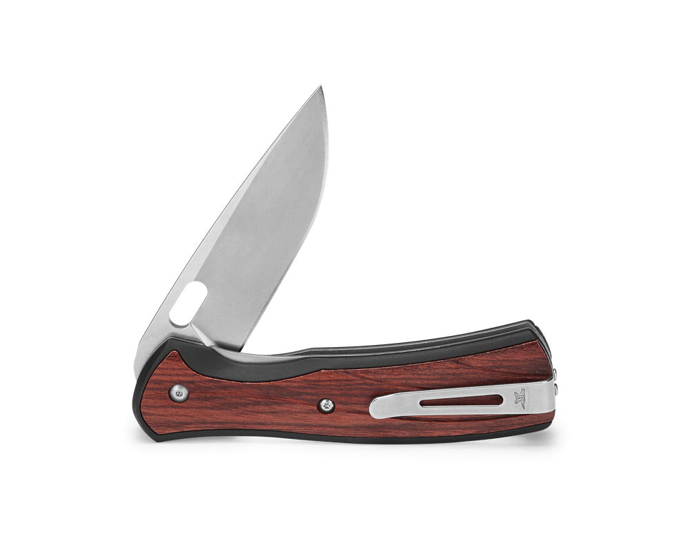 One-hand opening pocket knife with flipper and thumb hole, stainless steel liner lock