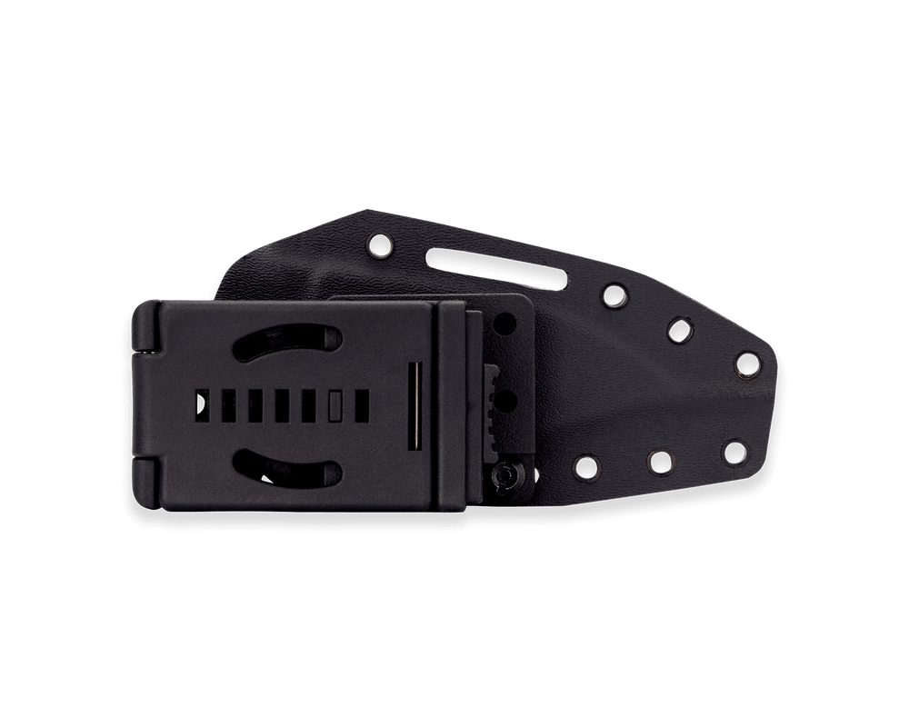 Fixed blade knife with spine jimping and ergonomic pinch points for detailed control