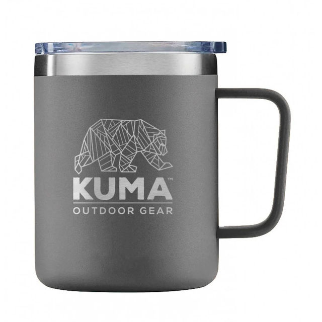 Durable stainless steel commuter mug for coffee and tea