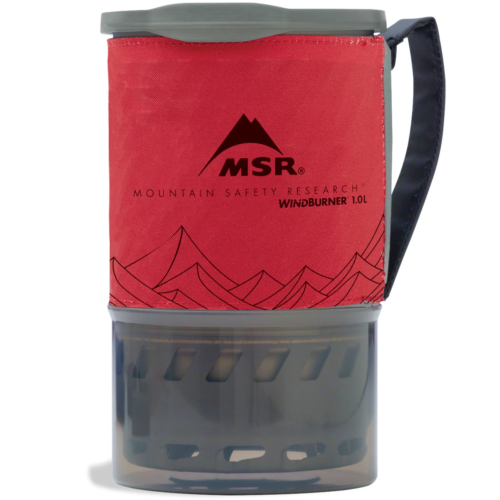 MSR WindBurner 1L pot with integrated heat exchanger