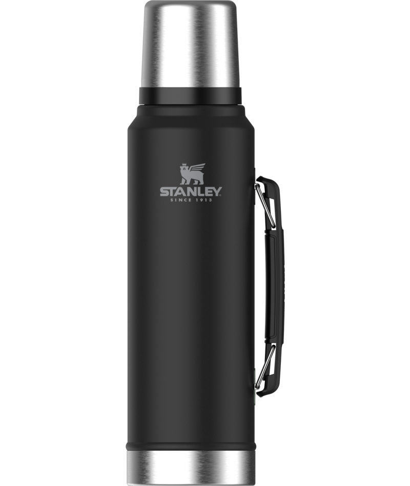Leakproof, sweatproof, and drop-proof insulated bottle from the Classic Series, made with recycled stainless steel and BPA-free materials