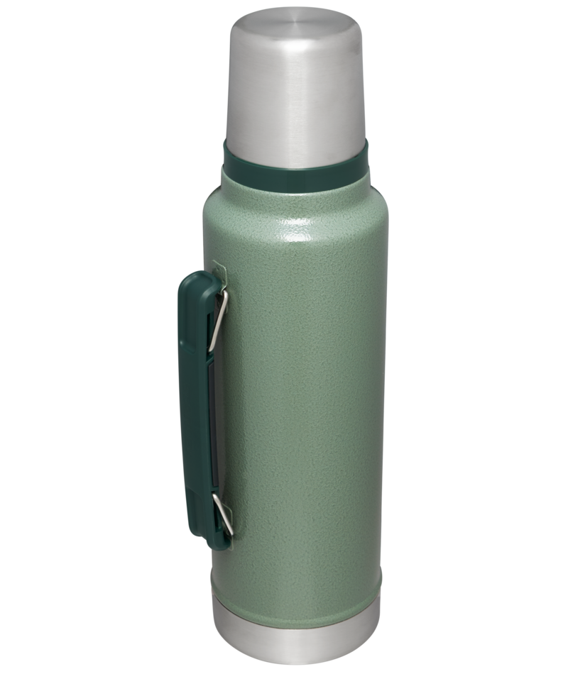 Rugged insulated bottle measuring 3.82 x 4.49 x 14.25 inches and weighing 1.85 pounds, ideal for on-the-go use