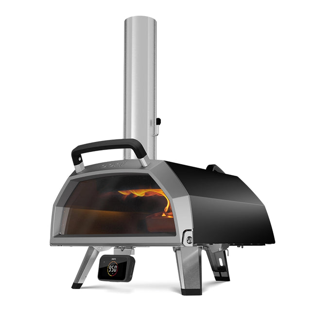 Ooni Karu 2 Pro multi-fuel pizza oven with Bluetooth digital temperature hub