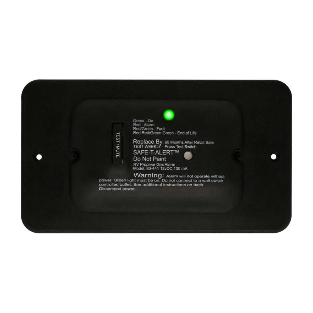 Hardwired RV propane gas detector 12V MTI 80 series safety alarm