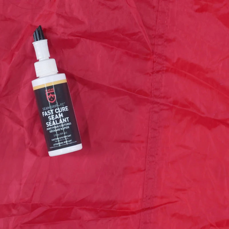 Outdoor fabric seam sealer for nylon, canvas, polyester, and vinyl materials