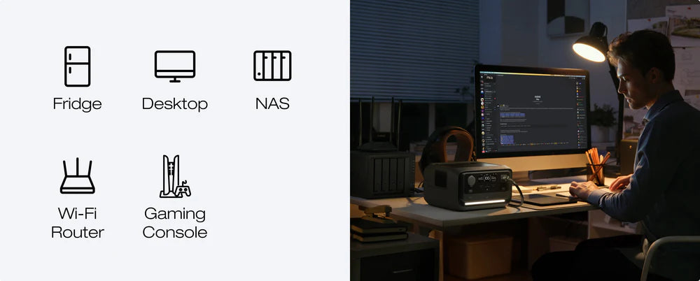 EcoFlow RIVER 3 Plus lightweight LiFePO4 battery power station