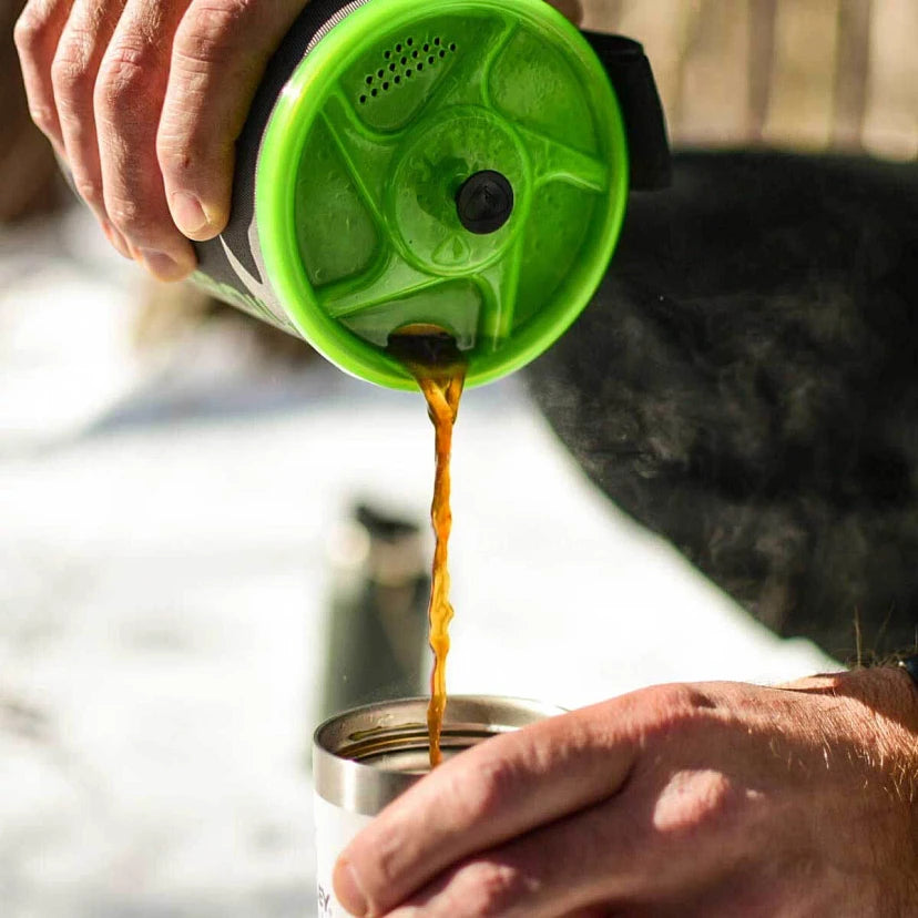 Compact Jetboil Coffee Press with Detachable Stem – Easily stows in your cup for convenience.