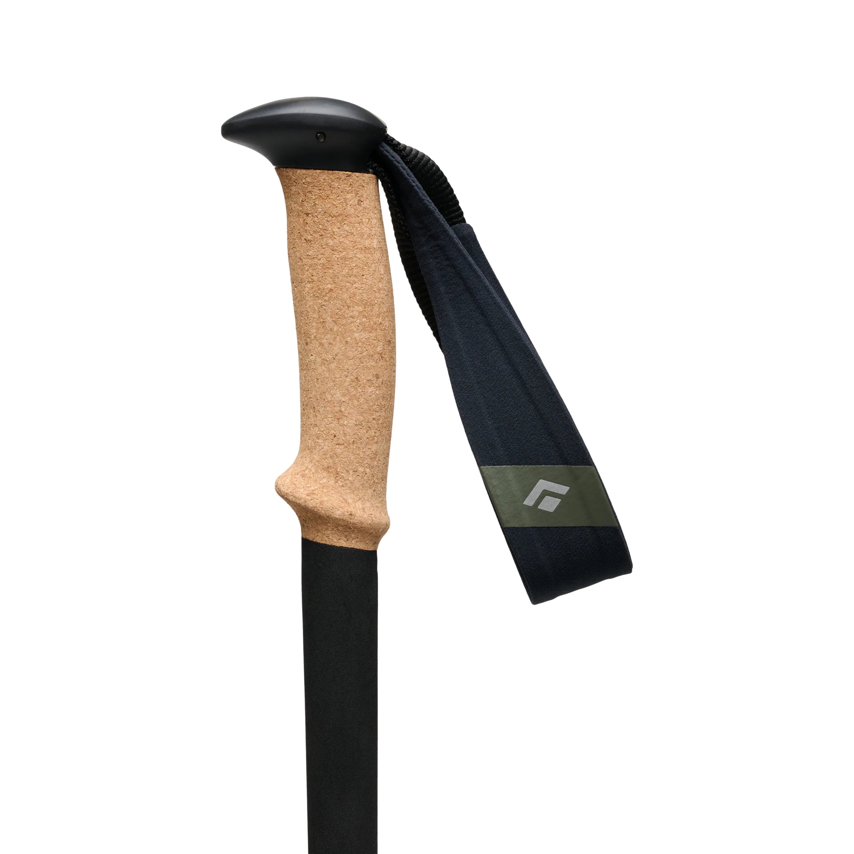 Adjustable trekking poles with FlickLock Pro system and ergonomic cork handle