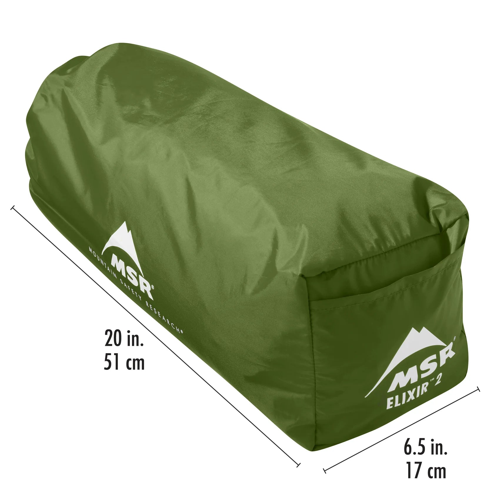 MSR Elixir 2 durable aluminum pole construction