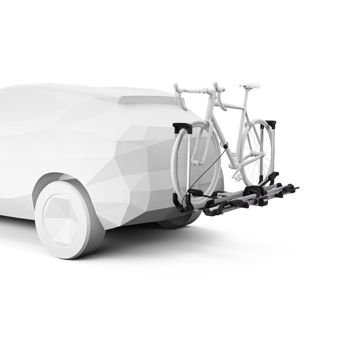 Bike rack holding bikes securely without frame contac