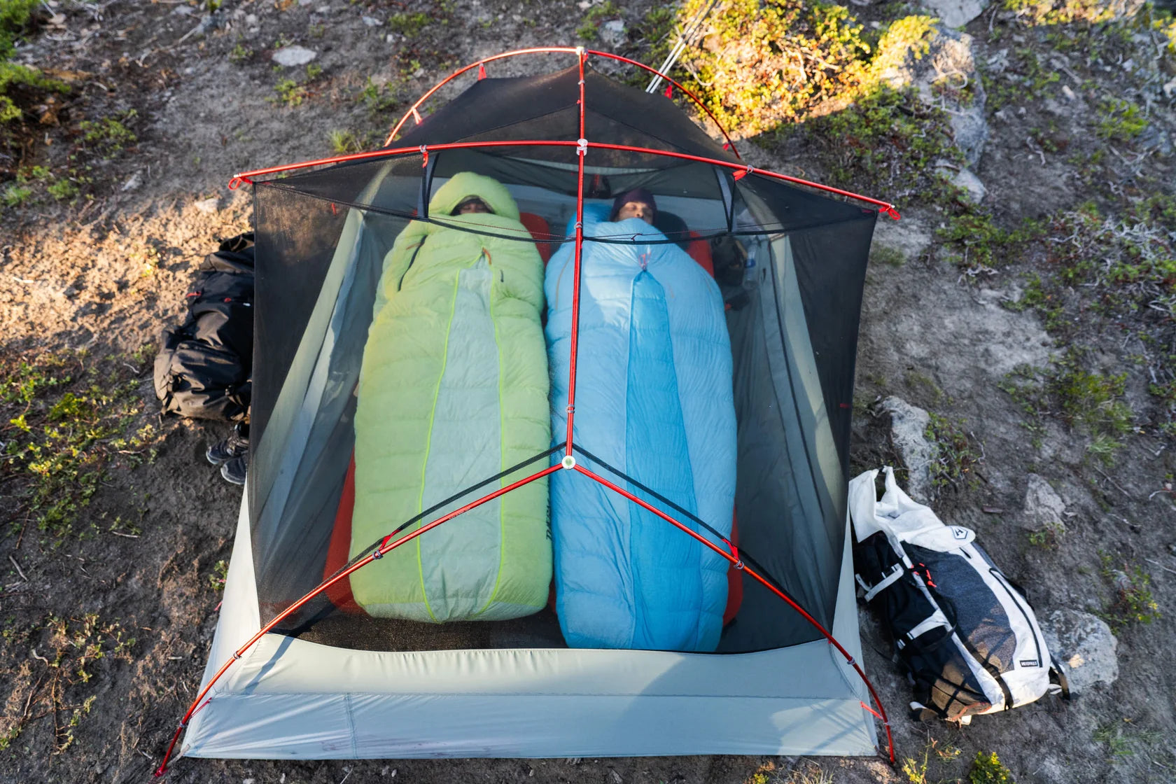 MSR Hubba Hubba LT 2 tent with 40 inch peak height