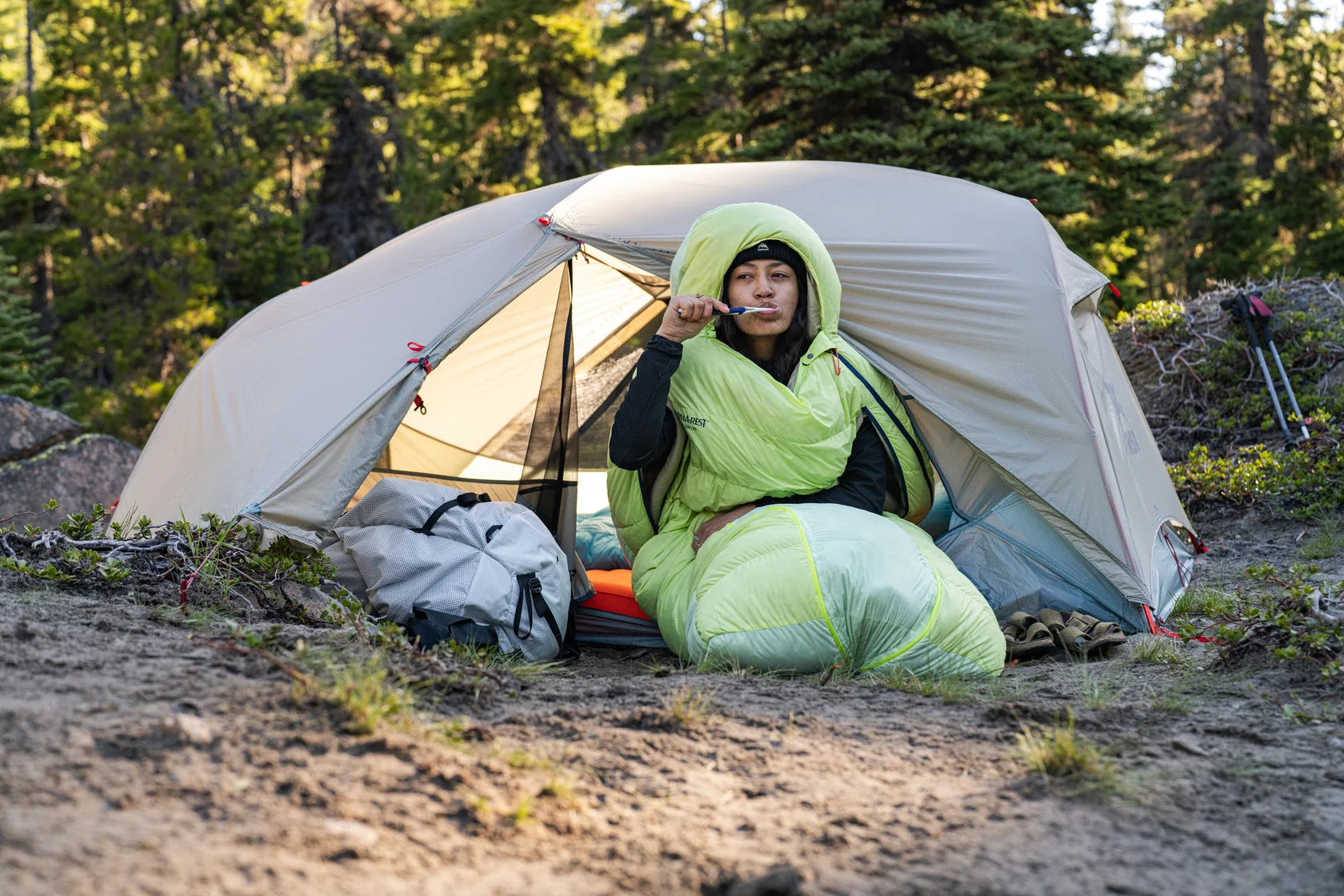 MSR Hubba Hubba LT 2 ultralight two-person camping shelter