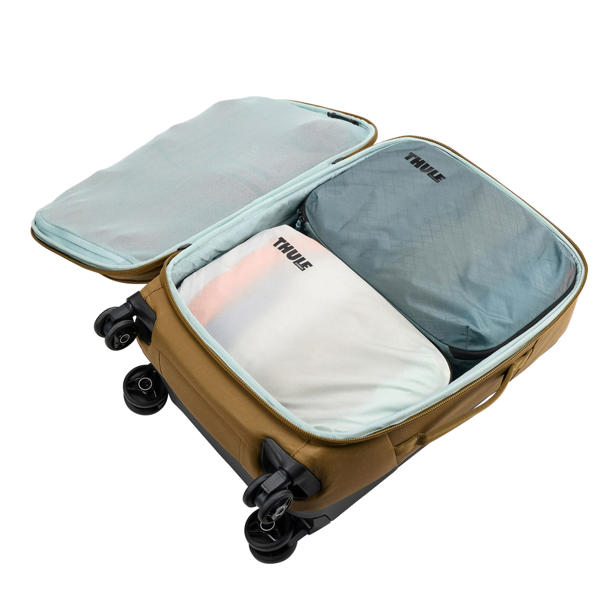 Thule Clean Dirty Packing Cube Showing Separate Clothing Compartments