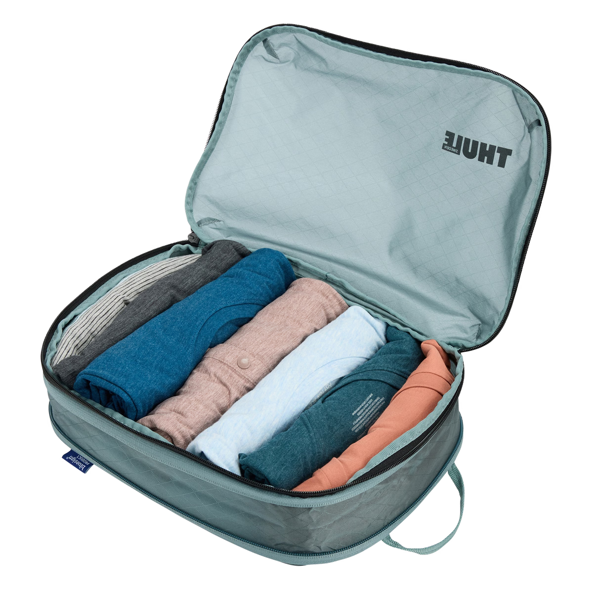 Thule Compression Packing Cubes with Semitransparent Ripstop Nylon Fabric