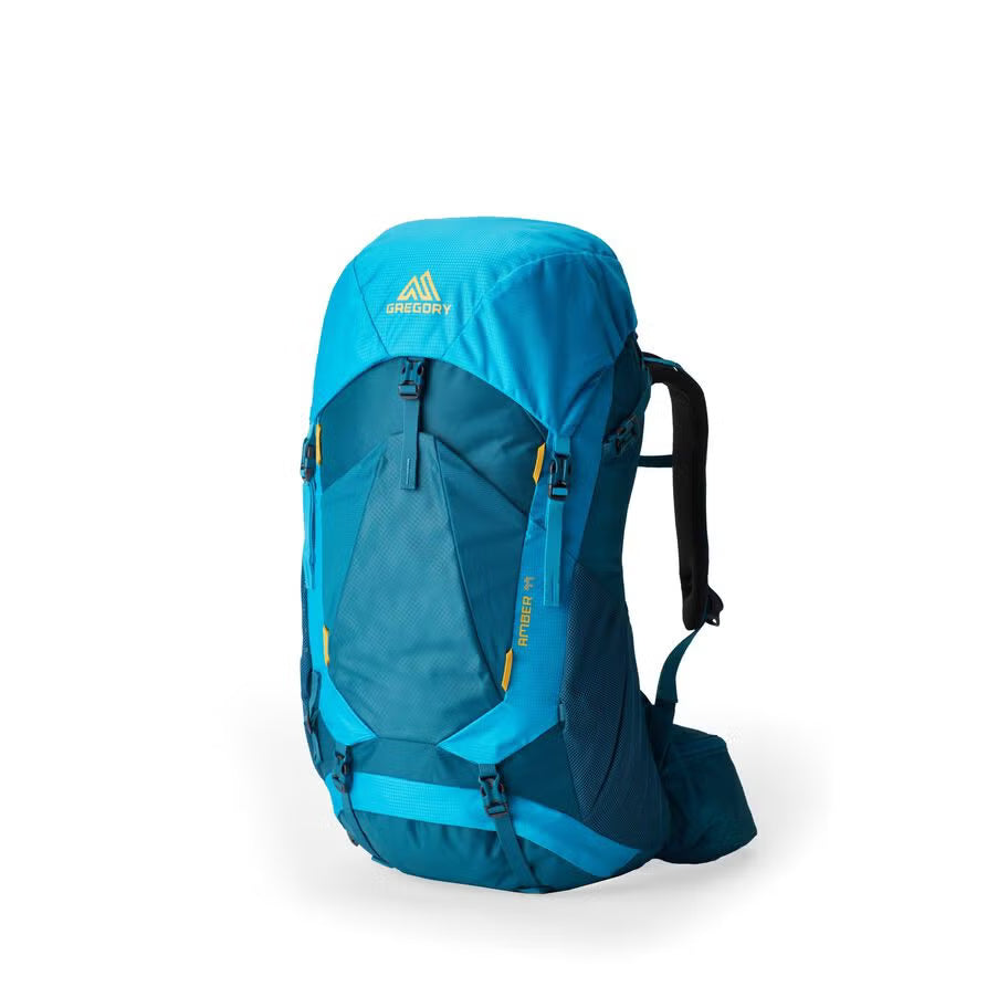 Women’s 44L backpacking backpack with adjustable VersaFit torso system and breathable backpanel