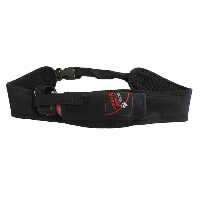 Image of the Bear Spray Waist Holster – A neoprene waist belt holster designed for carrying bear spray while running, hiking, or walking.