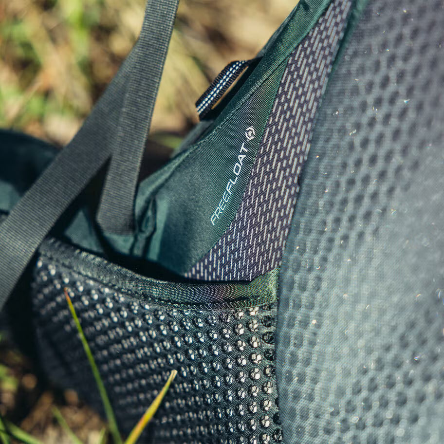 Gregory Paragon 60 backpack with stretch mesh front and side storage pockets