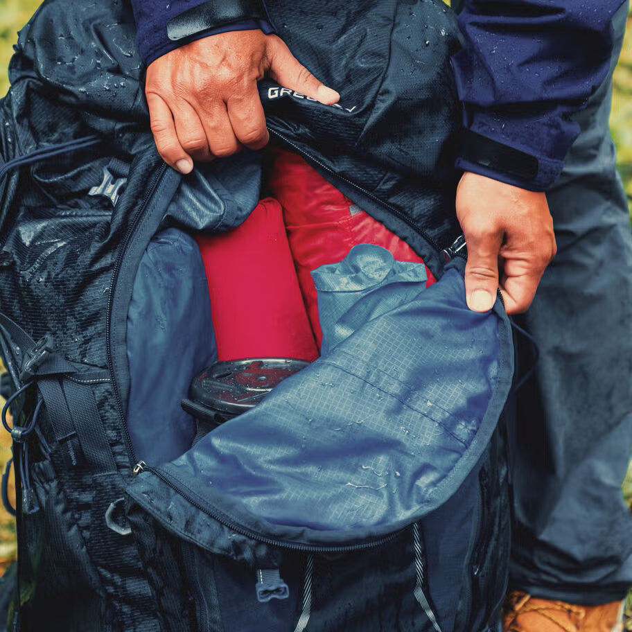 Back panel of the Baltoro 65 backpack with adjustable suspension