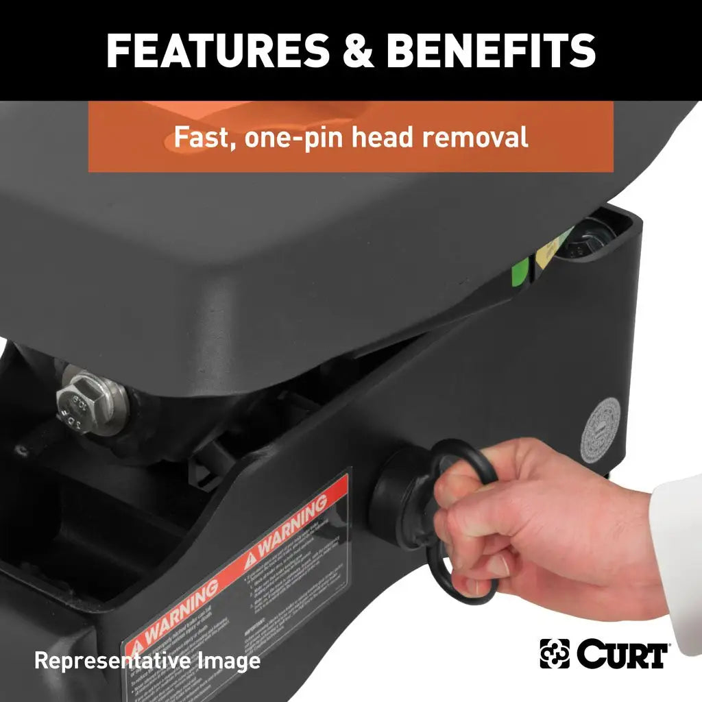 A25 5th Wheel Hitch, Select Silverado, Sierra 2500, 3500 HD, 8' Bed Puck System #16093