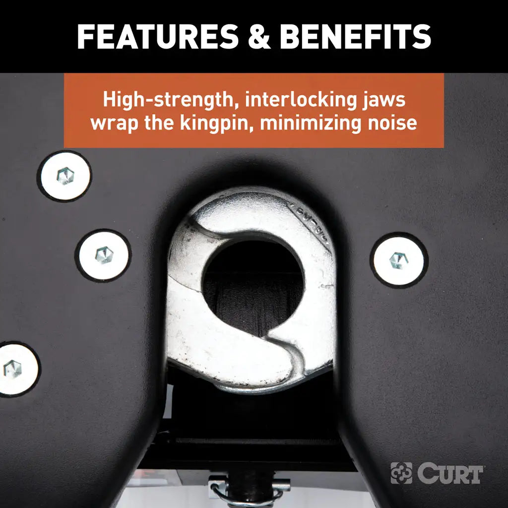 A25 5th Wheel Hitch, Select Silverado, Sierra 2500, 3500 HD, 8' Bed Puck System #16093