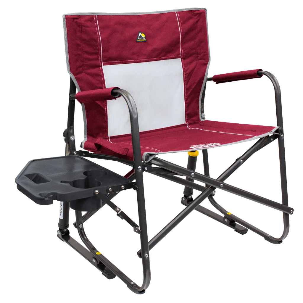 GCI XL chair with side table in red