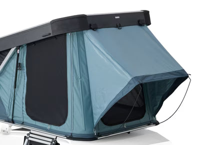 Thule Widesky rooftop tent with mesh windows for ventilation