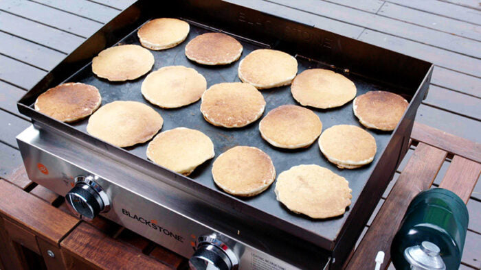 Compact and portable griddle design – Perfect for camping, tailgating, and backyard cooking.