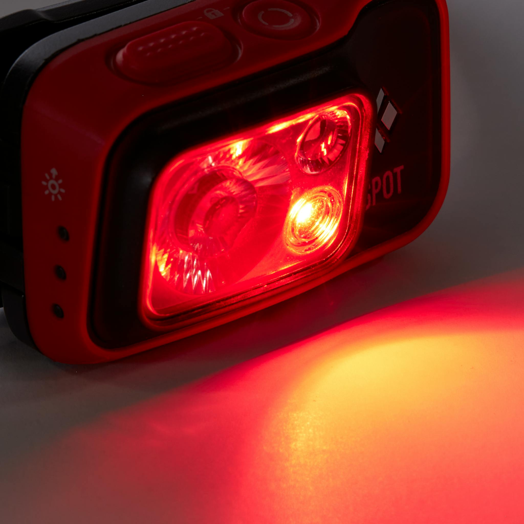 Red night vision has dimming and strobe modes and activates without cycling through the white mode.
