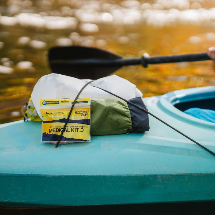 Ultralight outdoor medical kit with bandages and blister care