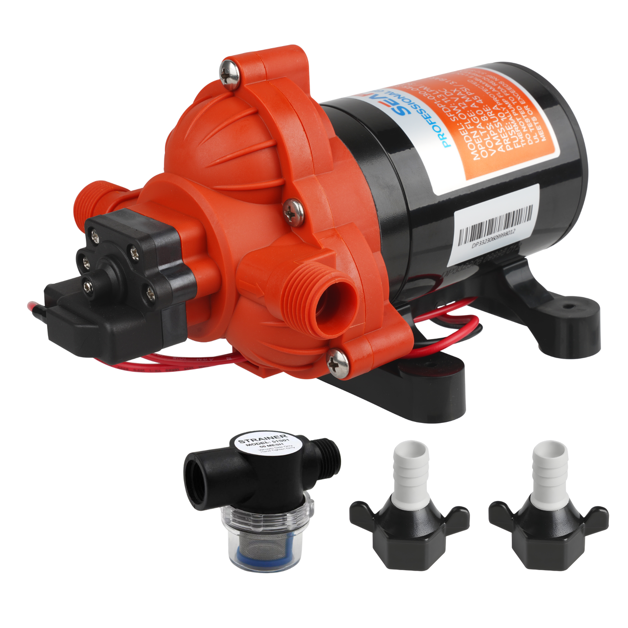 SEAFLO 33-Series Diaphragm Water Pressure Pump (12V | 3.0 GPM | 45 PSI)