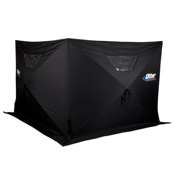 Otter Windbreak V-Hub ice fishing shelter
