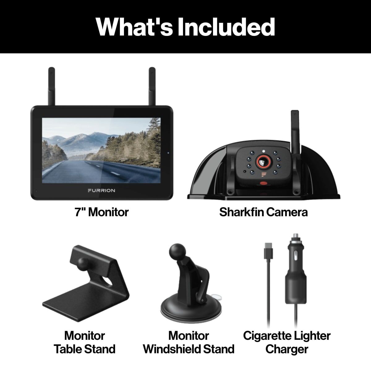 Furrion Vision S+ security camera mode with motion sensors and auto-wake function for added RV safety