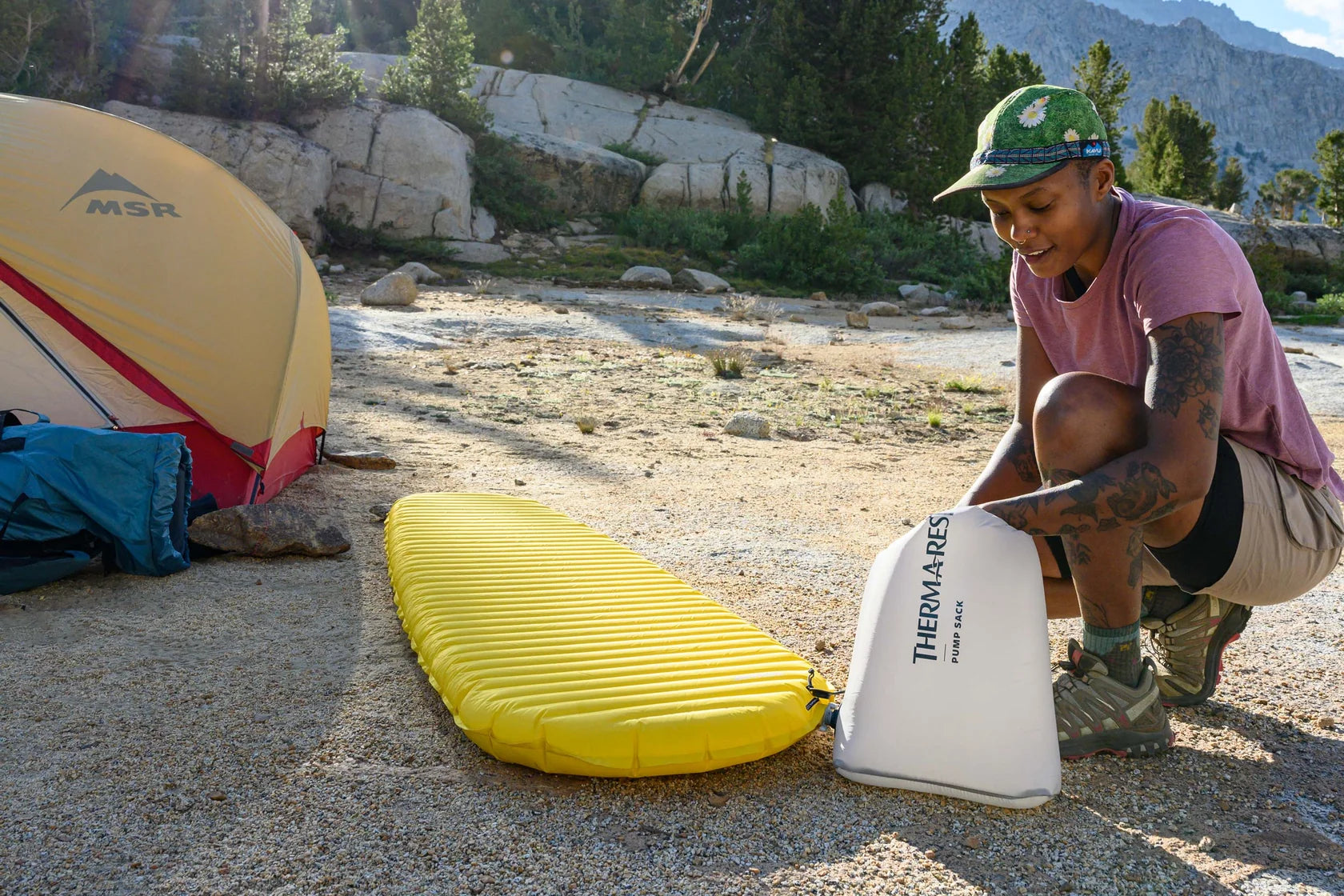 Therm-a-Rest NeoAir XLite NXT compact sleeping pad packed