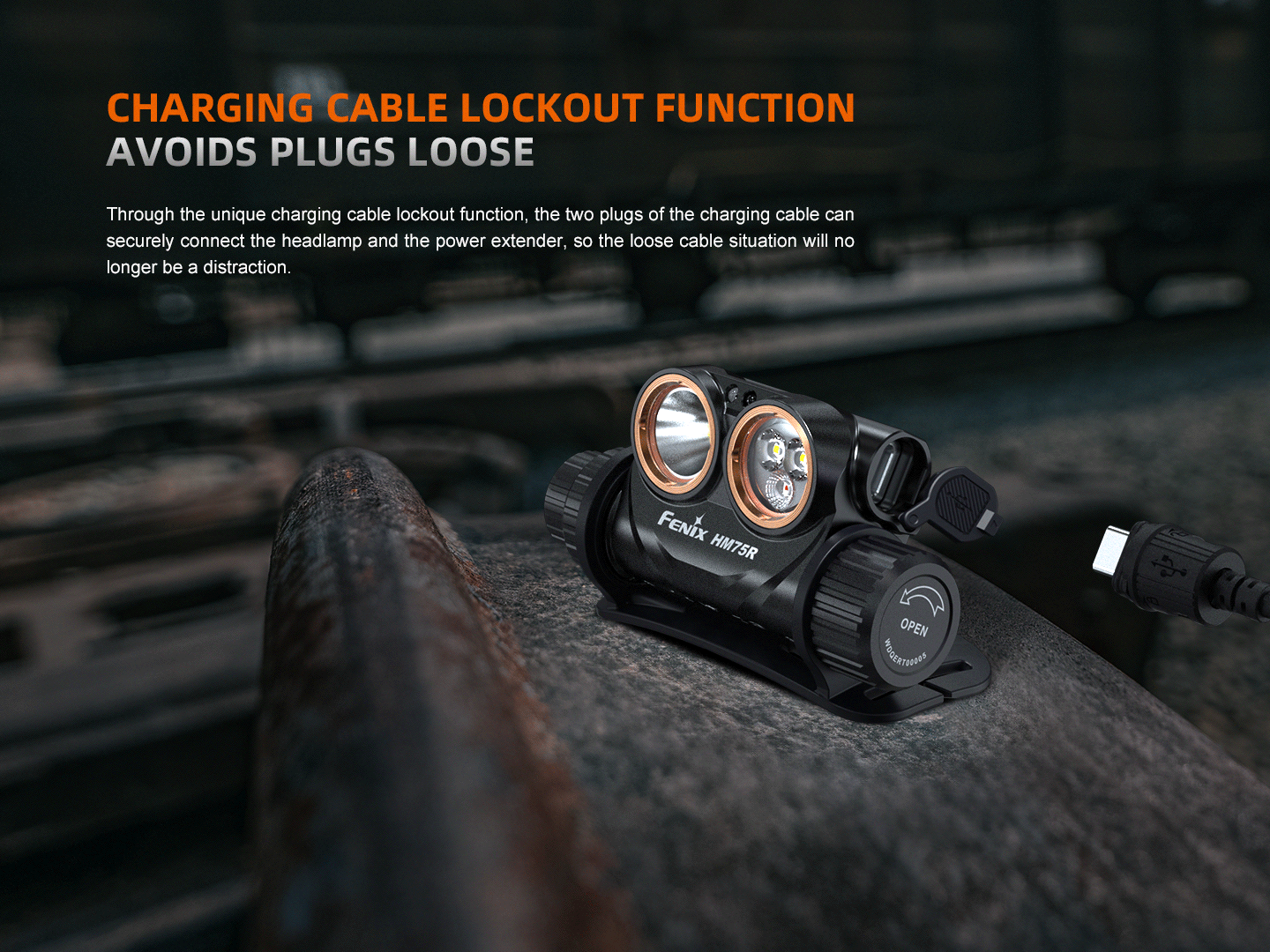 Comparison of Fenix HM75R Headlamp with and without the Power Extender battery pack for extended runtime.