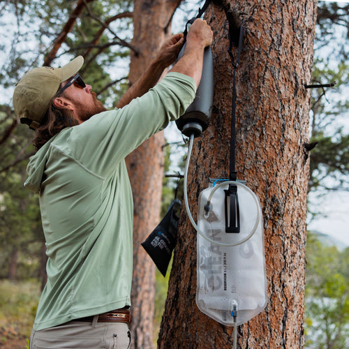 Seeker+ 6L backcountry water filter with hollow fiber membrane