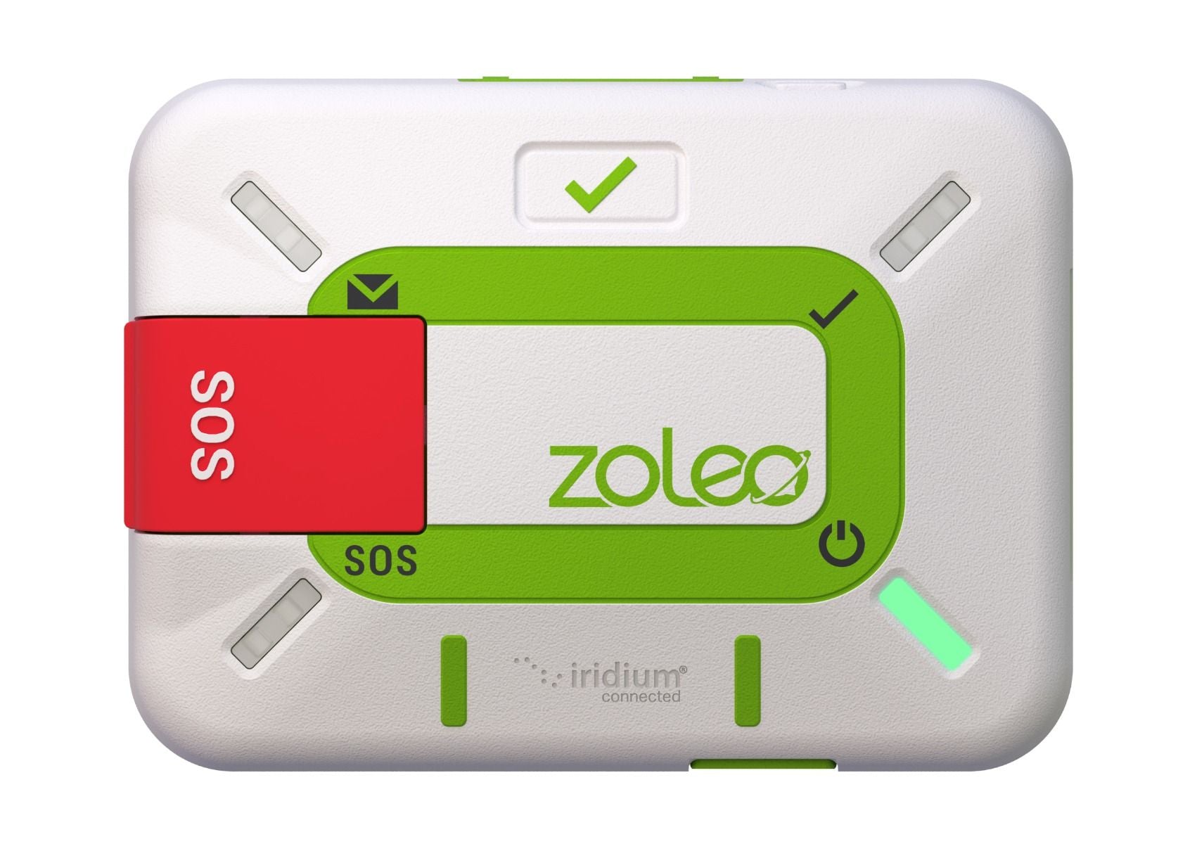ZOLEO satellite communicator with global two-way messaging, GPS location sharing, and SOS emergency alert.