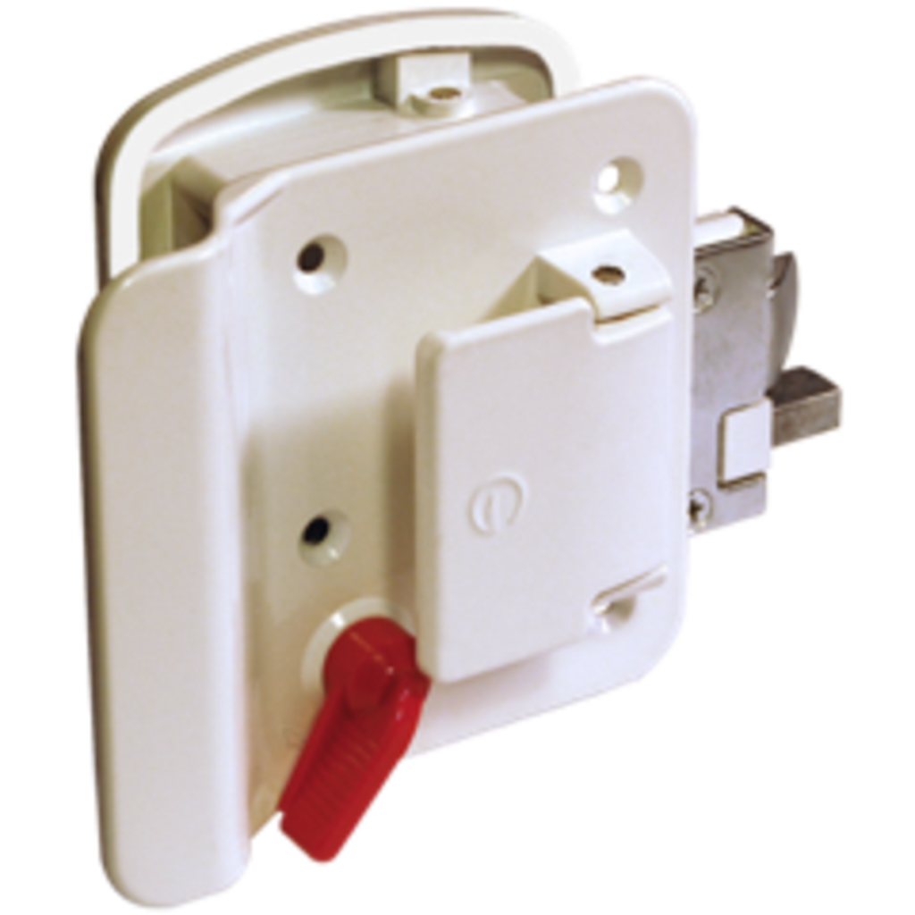 Trailer lock backside