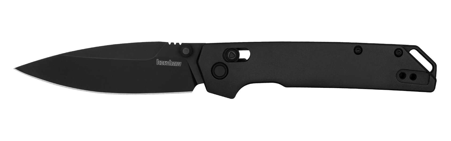Kershaw Iridium 2038BLK with black anodized aluminum handle
