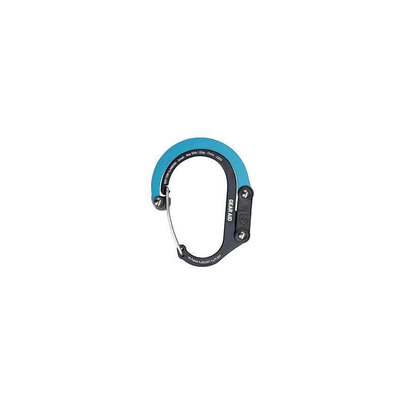Heroclip Small gear clip with rotating hook for camping and travel organization