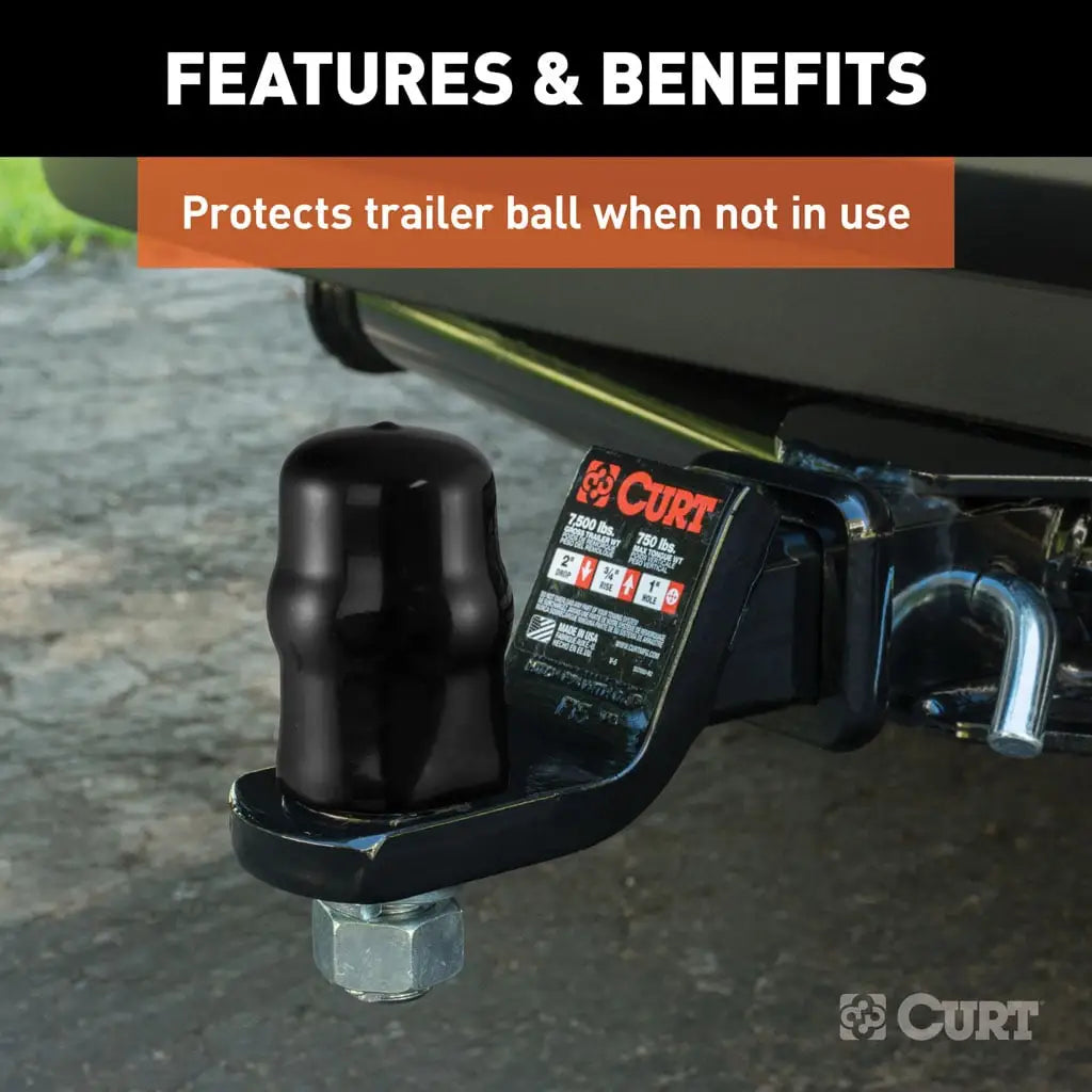 CURT trailer ball protector for 1-7/8 inch and 2 inch hitch balls