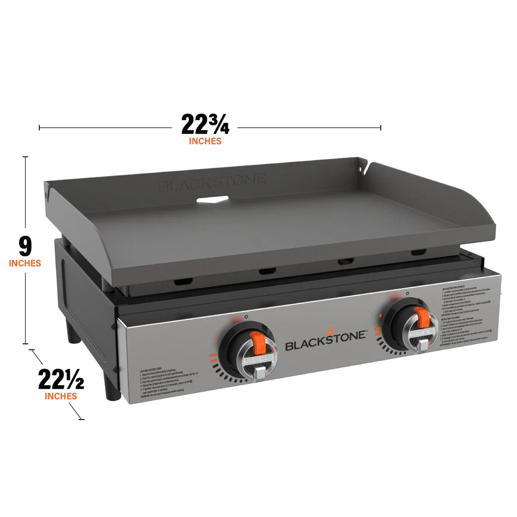 Two independently controlled heat zones – Cook multiple foods at different temperatures.