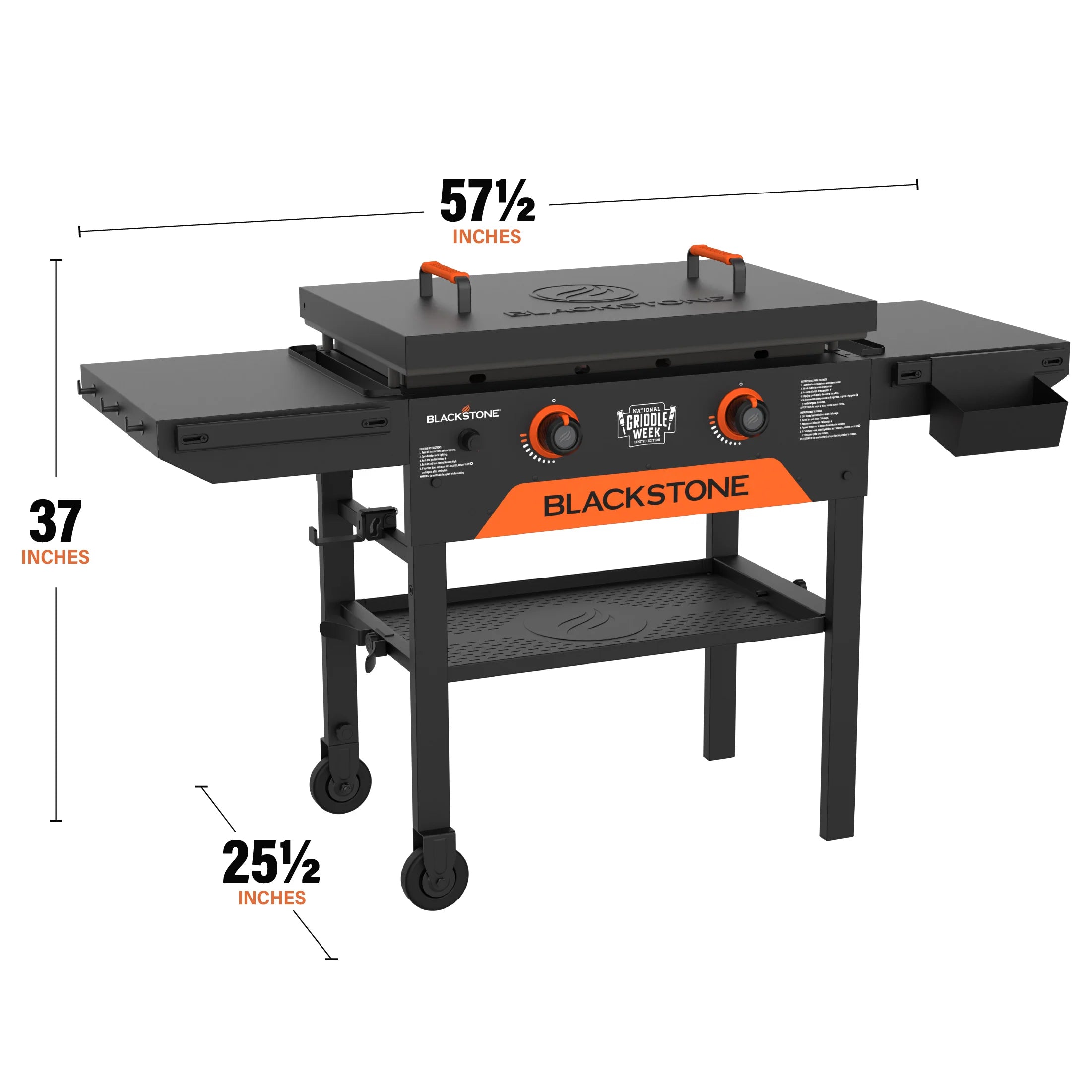 Outdoor griddle station featuring Blackstone 28” Griddle Bundle in use