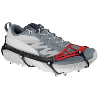 Kahtoola MICROspikes Ghost hybrid elastomer harness with reinforced eyelets for a secure footwear fit
